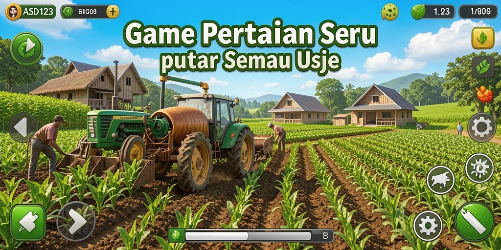 Gameplay seru ASD123 di dunia pertanian yang penuh warna.