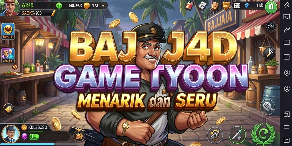 Tampilan gameplay menarik dalam BAJAJ4D, menunjukkan proses pembangunan bisnis.