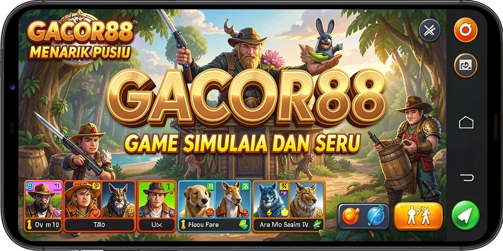Tampilan gameplay GACOR88 yang menarik dan interaktif.