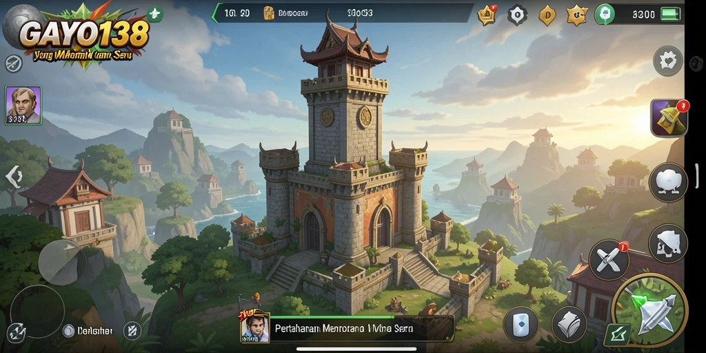Gameplay seru menara pertahanan dalam GAYO138.