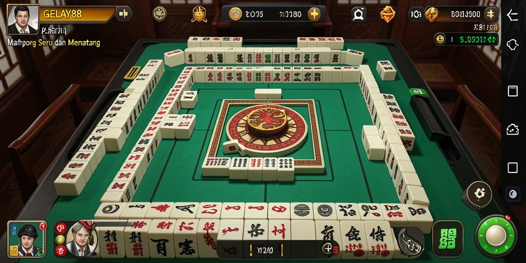 Tampilan gameplay Mahjong yang menarik dan menantang di GELAY88.