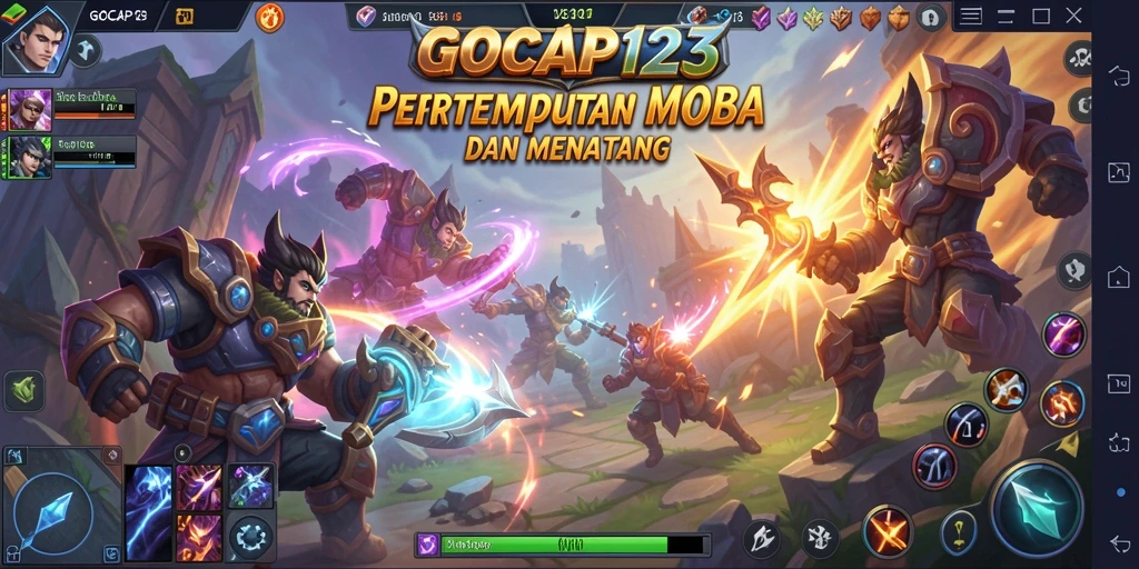 Tampilan gameplay GOCAP123 yang seru dan strategis.
