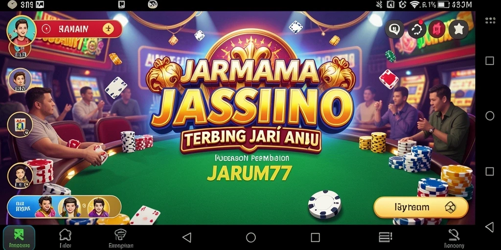 Tampilan gameplay seru dan mendebarkan di JARUM77.