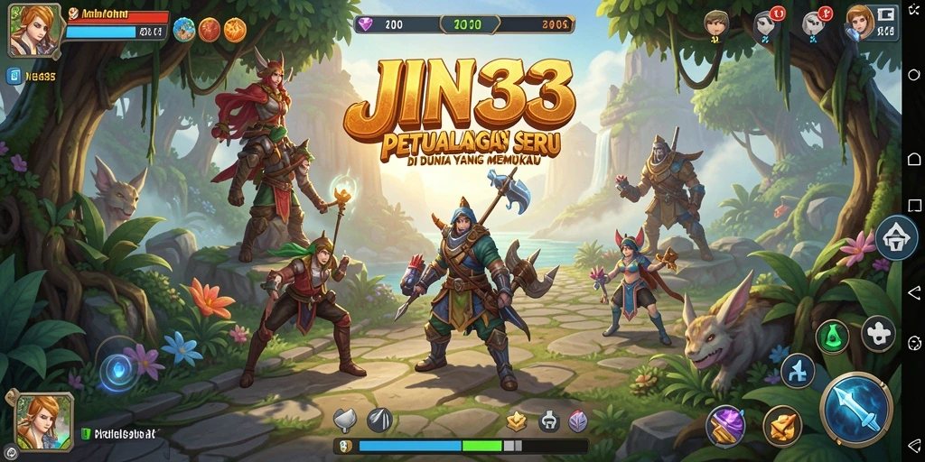 Tangkapan layar dari gameplay JIN33 yang menunjukkan petualangan seru.