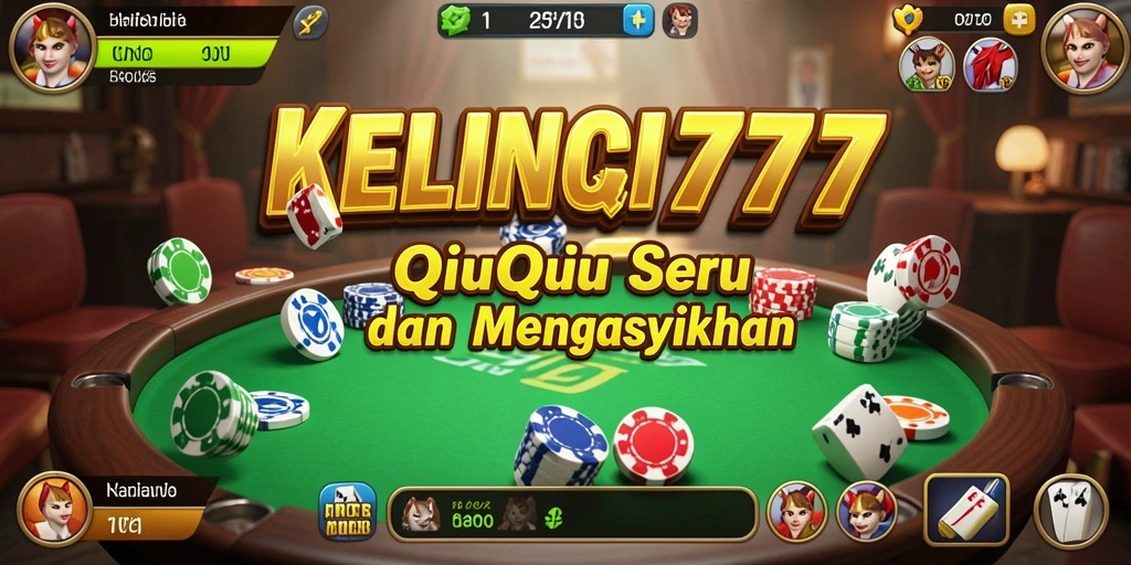 Tampilan gameplay QiuQiu yang menarik dan interaktif di KELINCI777.