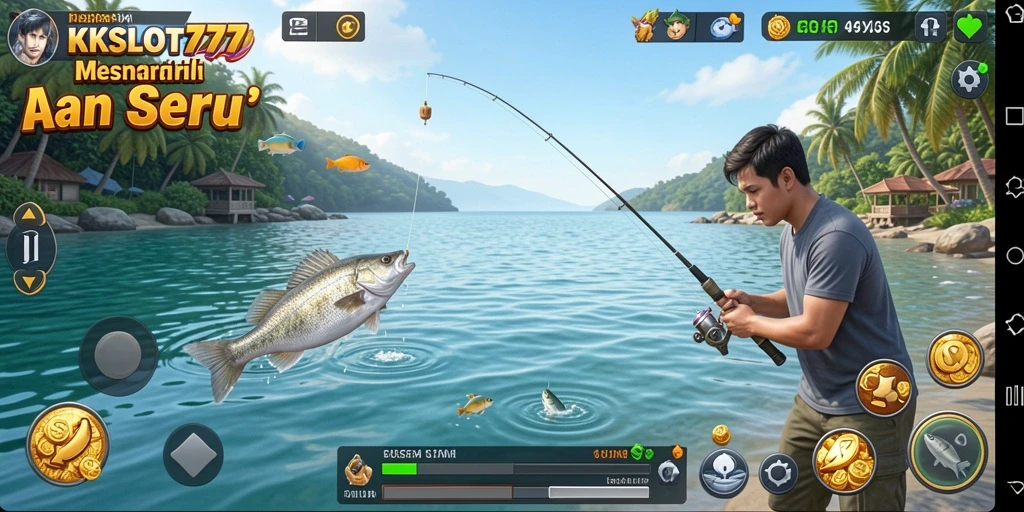 Tangkapan ikan yang fantastis dalam KKSLOT777 dengan grafis menawan.