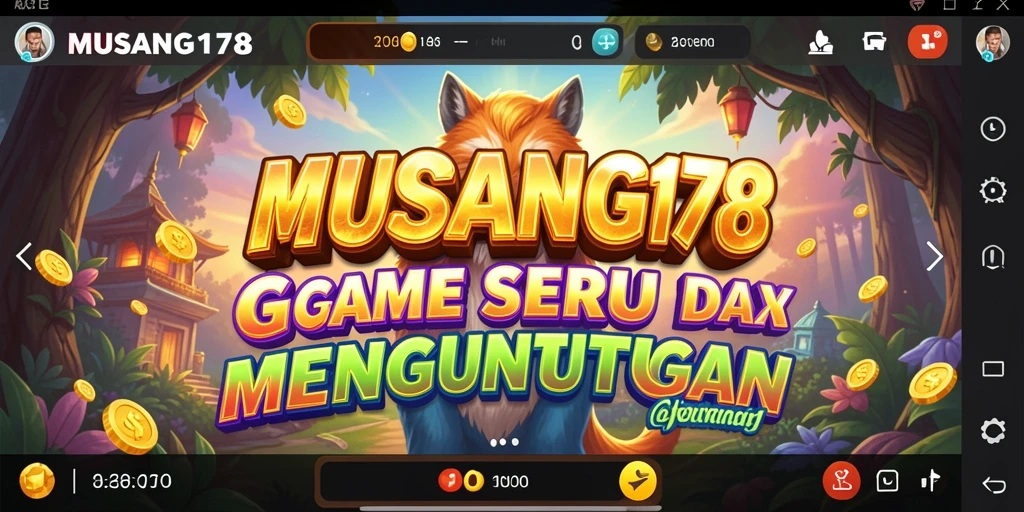 Screenshot gameplay slot MUSANG178 yang menarik dan interaktif.