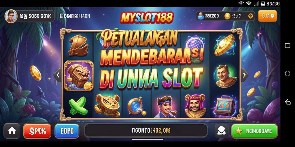 Tampilan menarik gameplay petualangan MYSLOT188 yang menyenangkan.