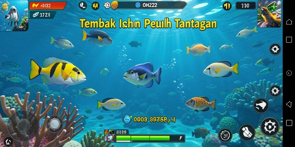 Tampilan screenshot permainan Tembak Ikan OH222 yang seru.