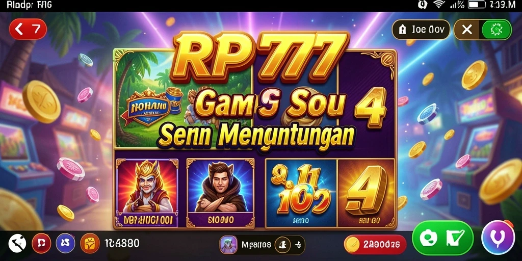 Tampilan gameplay seru dan interaktif dari RP777.