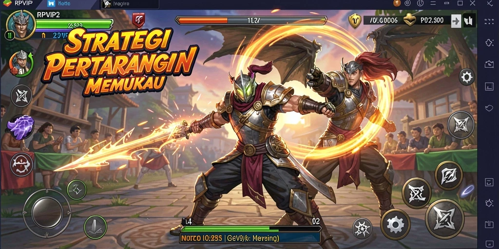 Tampilan gameplay menegangkan di RPVIP2 dengan strategi yang mendalam.