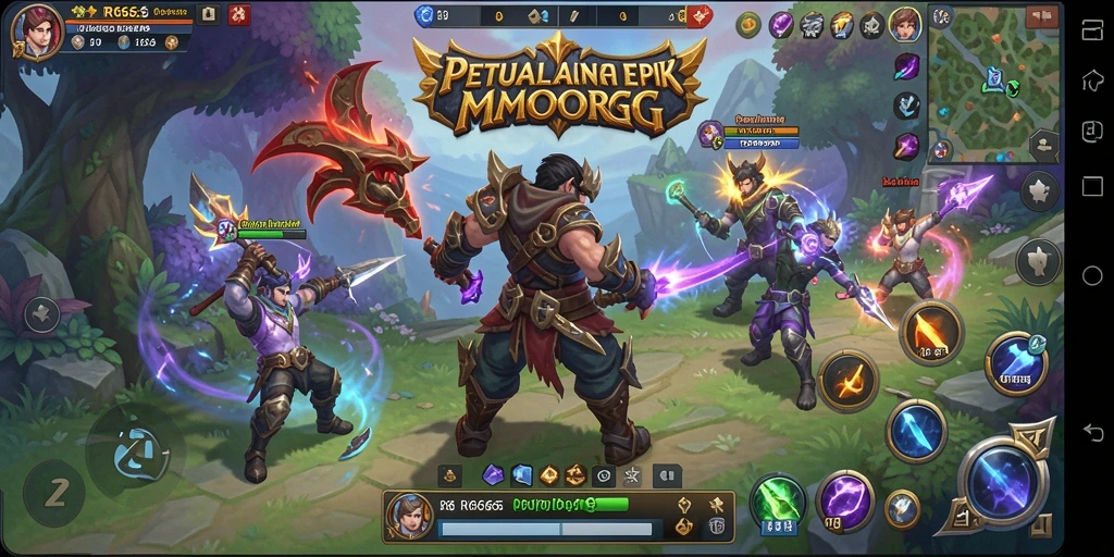 Tangkapan layar utama dari gameplay menakjubkan di RR666.