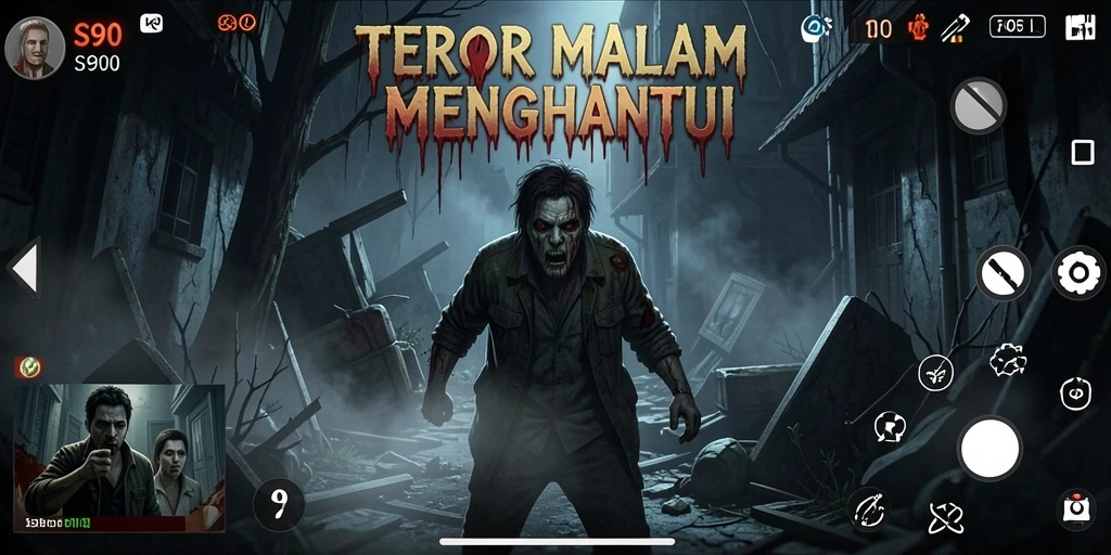 Screenshot S80 menunjukkan gameplay menyeramkan dan menegangkan.