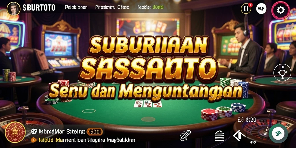 Tampilan seru gameplay SUBURTOTO dalam suasana Kasino.