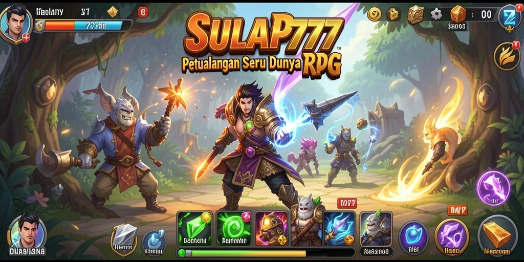 Gameplay RPG SULAP777 yang penuh aksi dan petualangan.