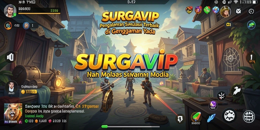 Tampilan gameplay SURGAVIP yang realistis dan interaktif.